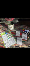 Kids holiday coloring magnet set (2.5"x3.5")